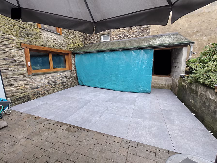 Terrasse sur plots